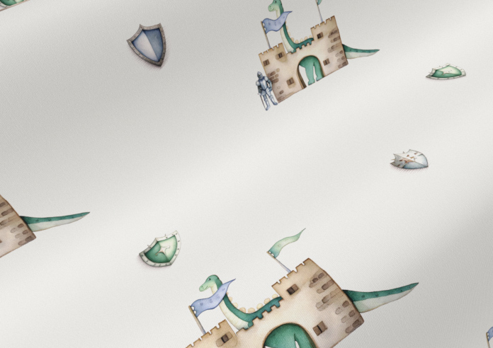 Jurassic Joust, Castle Guard Knightly - Twist&Fit Roller Blind - Image 4